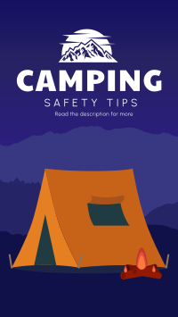 Safety Camping Facebook Story