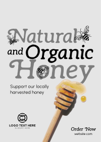 Locally Harvested Honey Poster