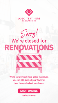 Closed for Renovations TikTok Video