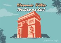 Arc de Triomphe Postcard