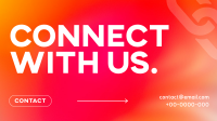 Connect With Us Modern Facebook Event Cover