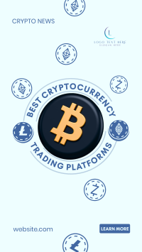 Cryptocurrency Trading Platforms Instagram Story