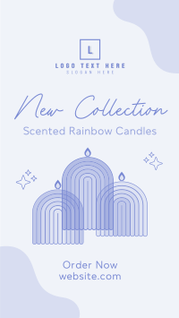 Rainbow Candle Collection Instagram Reel Image Preview