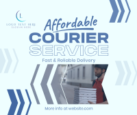 Courier Shipping Service Facebook Post