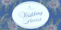 Vintage Wedding Florists Twitter Post Design