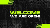 Grunge Welcome Texture  Video Image Preview