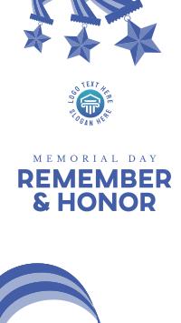 Memorial Day Facebook Story Design