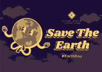 Modern Earth Day Postcard