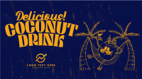Coconut Drink Mascot Animation