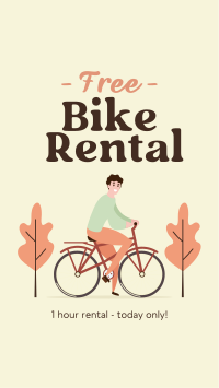 Free Bike Rental TikTok Video