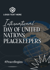 UN Peacekeepers Day Poster
