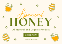 Honey Bee Delight Postcard Design