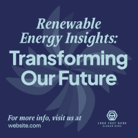 Renewable Energy Seminar Linkedin Post