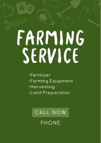 Farm Services Poster