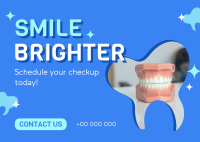 Oral Health Checkup Postcard