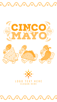 Cinco De Mayo Mascot Celebrates Instagram Story