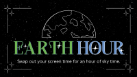 Earth Hour Sky Video