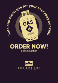 Order Your LPG Now Flyer Design