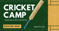 Cricket Training Camp Facebook Ad Design