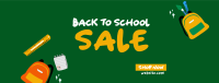 Back to School Sale Facebook Cover