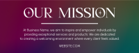 Brand Mission Flare Facebook Cover Image Preview