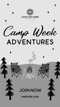 Campsite Instagram Story example 2