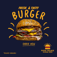 Double Cheese Burger Instagram Post Image Preview