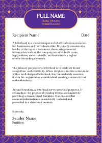Minimalist Generic Business Letterhead