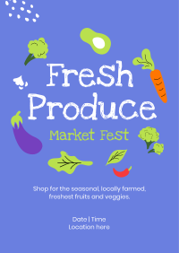 Fresh Market Fest Poster