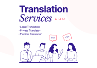 Translator Services Postcard