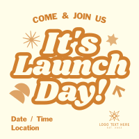 It's Launch Day Instagram Post Design