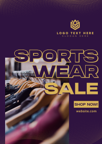 Sportswear Sale Poster