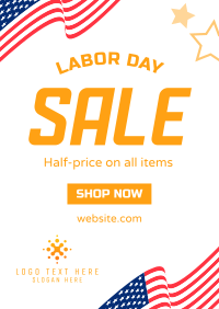 Labor Day Sale Poster