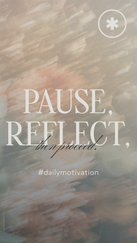 Pause & Reflect Video