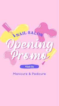 Nail Salon Promotion Instagram Story