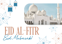 Eid Al Fitr Mubarak Postcard