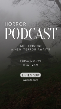 Horror Podcast Video