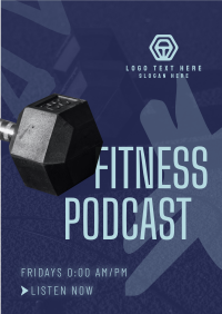 Modern Fitness Podcast Flyer