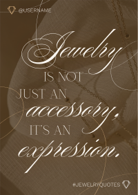 Jewelry Quotes Poster