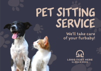 Pet Sitting Service Postcard