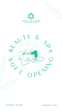 Spa Soft Opening  Instagram Story