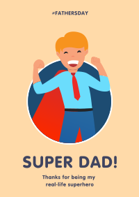 Super Dad Poster