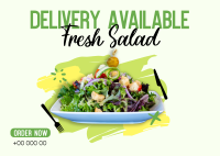 Fresh Salad Postcard