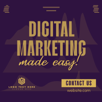 Digital Marketing Business Solutions Linkedin Post Design