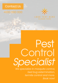 Minimal & Simple Pest Control Flyer