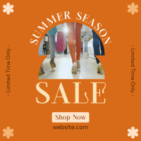 Summer Season Sale Instagram Post