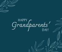 Happy Grandparents' Day Floral Facebook Post Image Preview