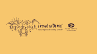 Travel with me! YouTube Banner