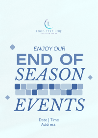 End of Season Events Poster