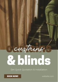 Curtains & Blinds Business Flyer